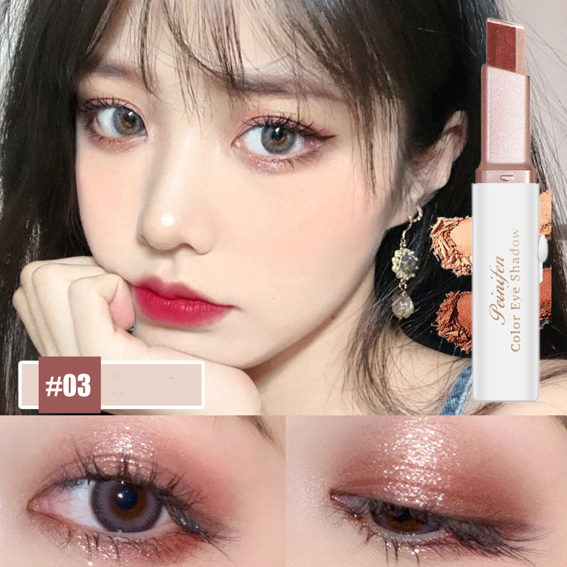Lazy Eyeshadow Stick Stereo Gradient Shimmer Double Color Eye Shadow Pen Waterproof Easy To Wear Eyeshadow Lazy Eyeshadow Stick Stereo Gradient Shimmer Double Color Eye Shadow Pen Waterproof Easy To Wear Eyeshadow